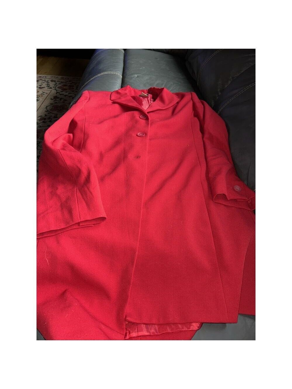 Apostrophe women’s jacket three-quarter length one button missing